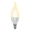 Лампа светодиодная диммируемая (UL-00004299) Uniel E14 7W 3000K матовая LED-CW37 7W/3000K/E14/FR/DIM