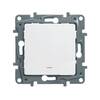 Переключатель одноклавишный Legrand Etika 10A 250V белый 672205