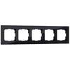 Рамка Werkel Favorit на 5 постов черный W0051108 4690389160110