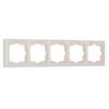 Рамка Werkel Snabb Basic на 5 постов слоновая кость W0052003 4690389161469