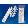 Удлинитель Uniel 6гн х 3м с/з Standard S-GCD6-3B 02939