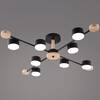 Люстра на штанге Reluce 03751-0.3-08 BK+WOOD GX53