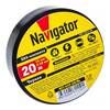 Изолента ПВХ 19мм (рул.20м) черн. NIT-A19-20-BL Navigator 71110