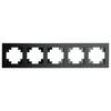 Рамка 5-постовая Stekker Катрин черный матовый GFR00-7005-05М 49604