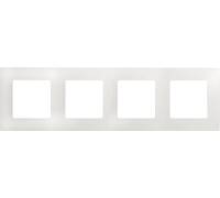 Рамка 4-постовая Legrand Etika белая 672504