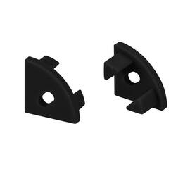 Заглушка Arlight SL-Kant-H11 Black c отверстием 044090