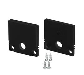 Заглушка Arlight SL-Slim20-H20 Black с отверстием 047637