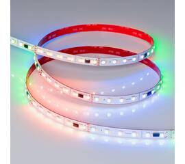 Светодиодная лента Arlight Бегущий огонь 6W/m 60Led/m 5060/2835SMD разноцветный/холодный белый 5M SPI-BA120-12mm 24V RGBW-White-PX6-BPT 040622