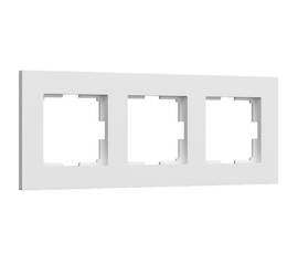 Рамка Slab на 3 поста Werkel W0032961 Белый матовый