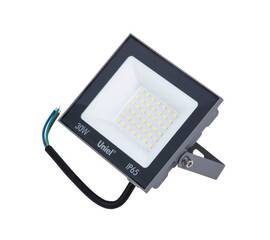 Прожектор светодиодный Uniel ULF-F23-30W/6500K IP65 160-240V Grey UL-00011845