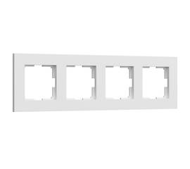 Рамка на 4 поста Werkel Slab белый матовый W0042961