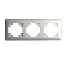 Рамка 3-постовая Stekker Катрин серебро PFR00-7003-03 39799