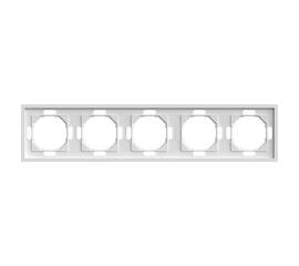 Рамка 5-постовая Stekker Эмили белый фарфор PFR00-5005-01 49888