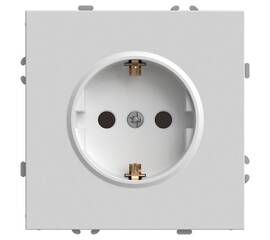 Розетка 2P+PE Stekker Эмили со шторками белый фарфор RST16-5110-01 49880