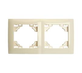 Рамка 2-постовая Stekker Эрна Элегант слоновая кость PFR00-9012-02 49667