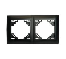 Рамка 2-постовая Stekker Эрна Элегант черный PFR00-9012-03 49662