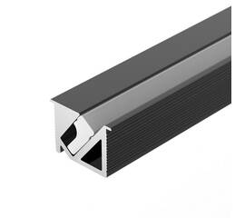Профиль встраиваемый Arlight SL-Bevel-H10-F14-2000 Anod Black 044084