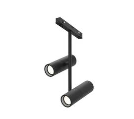 Трековый светодиодный светильник Maytoni Technical Magnetic Exility Elti Duo TR005-2-2X12W3K-B
