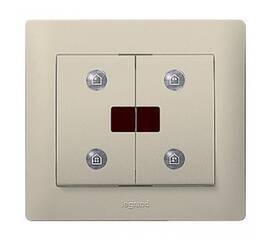 Лицевая панель Legrand Galea Life сценарного выключателя IN ONE титановая 771493