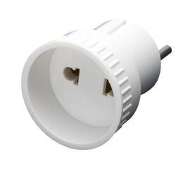 Адаптер сетевой Stekker б/з 10A 250V белый Feron ADP100520 39005