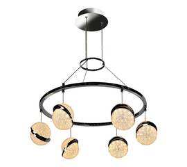Подвесная светодиодная люстра iLedex CRystal Ball C4474-6 CR