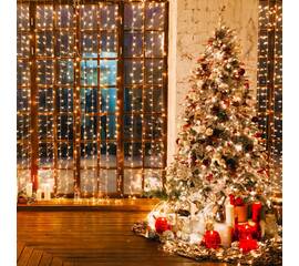 Светодиодный занавес Eurosvet 200-002 белый 2*3м IP20