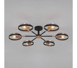 Потолочный светильник Eurosvet Gallo 70121/6 черный Smart a052341