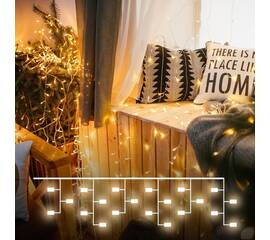 Гирлянда занавес Eurosvet 200-001 теплый белый 1,5*1м IP20