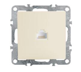 Розетка компьютерная Stekker Эрна слоновая кость PST00-9107-02 39325