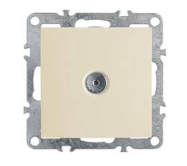 Розетка телевизионная Stekker Эрна слоновая кость PST00-9108-02 39326