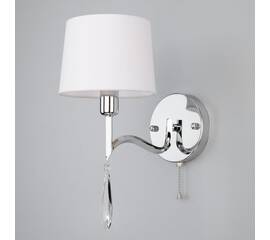 Бра Eurosvet 10127/1 хром/прозрачный хрусталь Strotskis (10093/1)