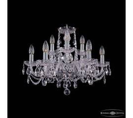 Подвесная люстра Bohemia Ivele Crystal 1402/6+3/195 Ni