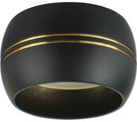 Накладной светильник ЭРА OL13 GX53 BK/GD Б0049036