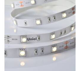 Светодиодная лента Uniel ULS-M22-5050-30LED/m-10mm-IP20-DC12V-7,2W/m-5M-3000K PROFI катушка в гермет