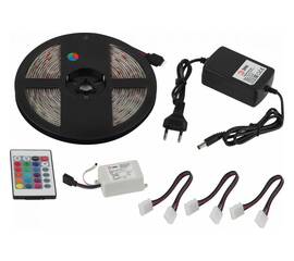 Светодиодная влагозащищенная лента ЭРА 14,4W/m 60LED/m 5050SMD RGB 5M 5050kit-14,4-60-12-IP65-RGB-5m