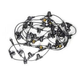 Уличная гирлянда Uniel UDL-K120 200/E27/100M IP65 BLACK BELT-LIGHT