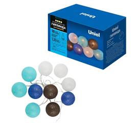 Гирлянда Uniel ULD-S0135-010/STB/2AA WARM WHITE IP20 TANGLES-2