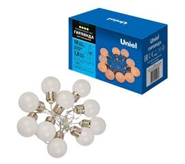 Гирлянда Uniel ULD-S1800-010/STB/3AA WARM WHITE IP20 BULBS