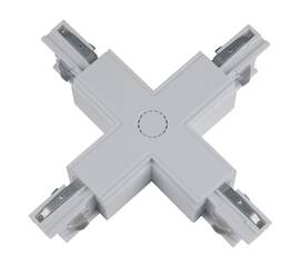 Коннектор Uniel UBX-A41 SILVER 1 POLYBAG