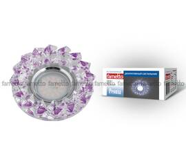 Встраиваемый светильник Fametto Peonia DLS-P117 GU5.3 CHROME/PURPLE