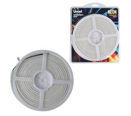 Светодиодная лента Uniel ULS-N01-2835-120LED/m-6mm-IP67-DC12V-9W/m-5M-3000K блистер