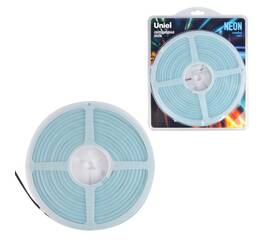 Светодиодная лента Uniel ULS-N01-2835-120LED/m-6mm-IP67-DC12V-9W/m-5M-LIGHTBLUE блистер