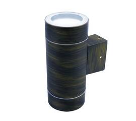 Уличный настенный светильник Uniel UUL-S92A 2х50W/GX53 IP65 BRONZE