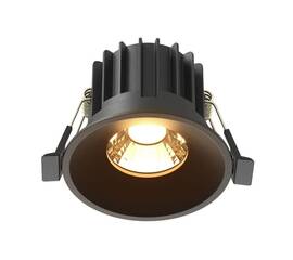 Встраиваемый светодиодный светильник Maytoni Technical Round DL058-12W2.7K-B