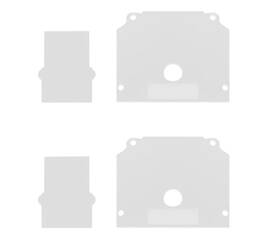 Торцевая заглушка (внешняя и внутрення 2+2 шт.) ST Luce Skyline ST047.589.02