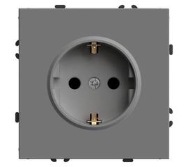 Розетка 1-местная с защитной шторкой Stekker RST16-5110-10 Эмили 49958
