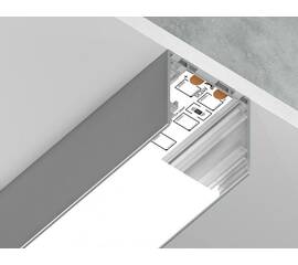 Алюминиевый профиль накладной/подвесной "Profile System" 25*25 GP2500AL