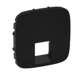Лицевая панель Legrand Valena Allure розетки телефонной RJ-11/Ethernet RJ-45 антрацит 755418