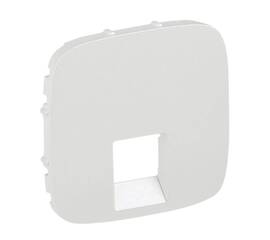 Лицевая панель Legrand Valena Allure розетки телефонной RJ-11/Ethernet RJ-45 жемчуг 755419