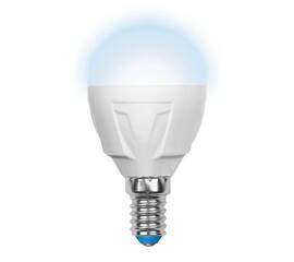 Лампа светодиодная (UL-00002417) Uniel E14 7W 4000K матовая LED-G45 7W/NW/E14/FR PLP01WH